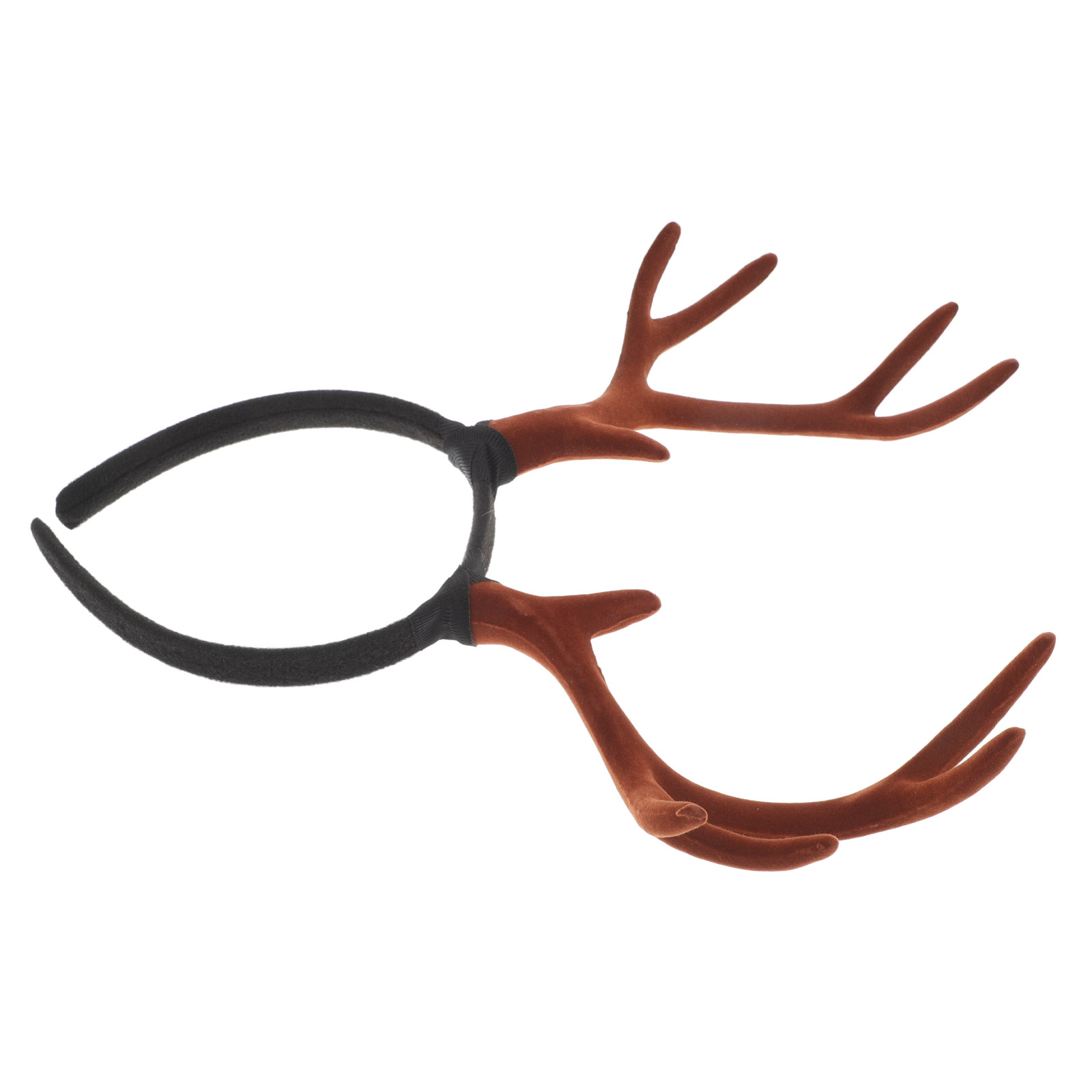Reindeer Antlers Headband - Diadema de Astas de Reno Flocadas,