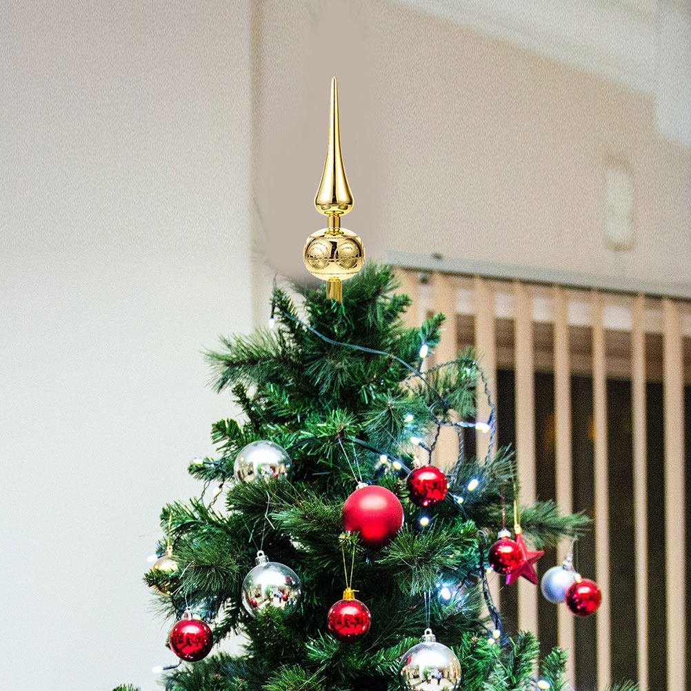 Star Tree Topper - 2 piezas de elegantes adornos esféricos
