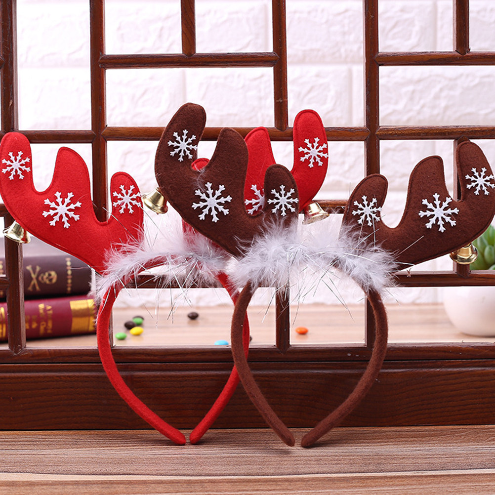 Reindeer Antlers Headband - 2 Diademas de cuernos de reno