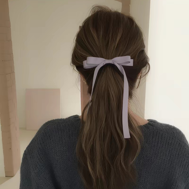 Ribbon Bow Gift - Pinza para el pelo vintage con