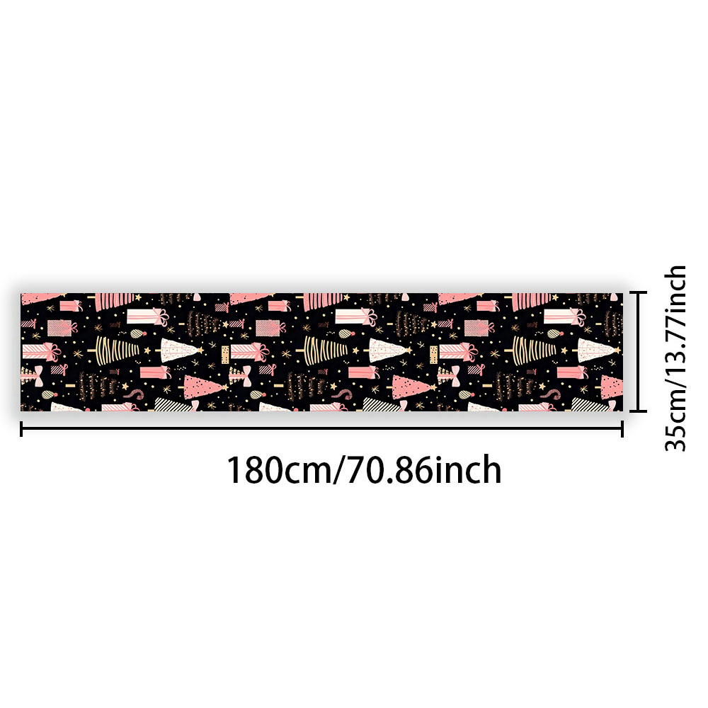 Camino de Mesa Navideño Rosa c - Christmas Table Runner reseña y precio