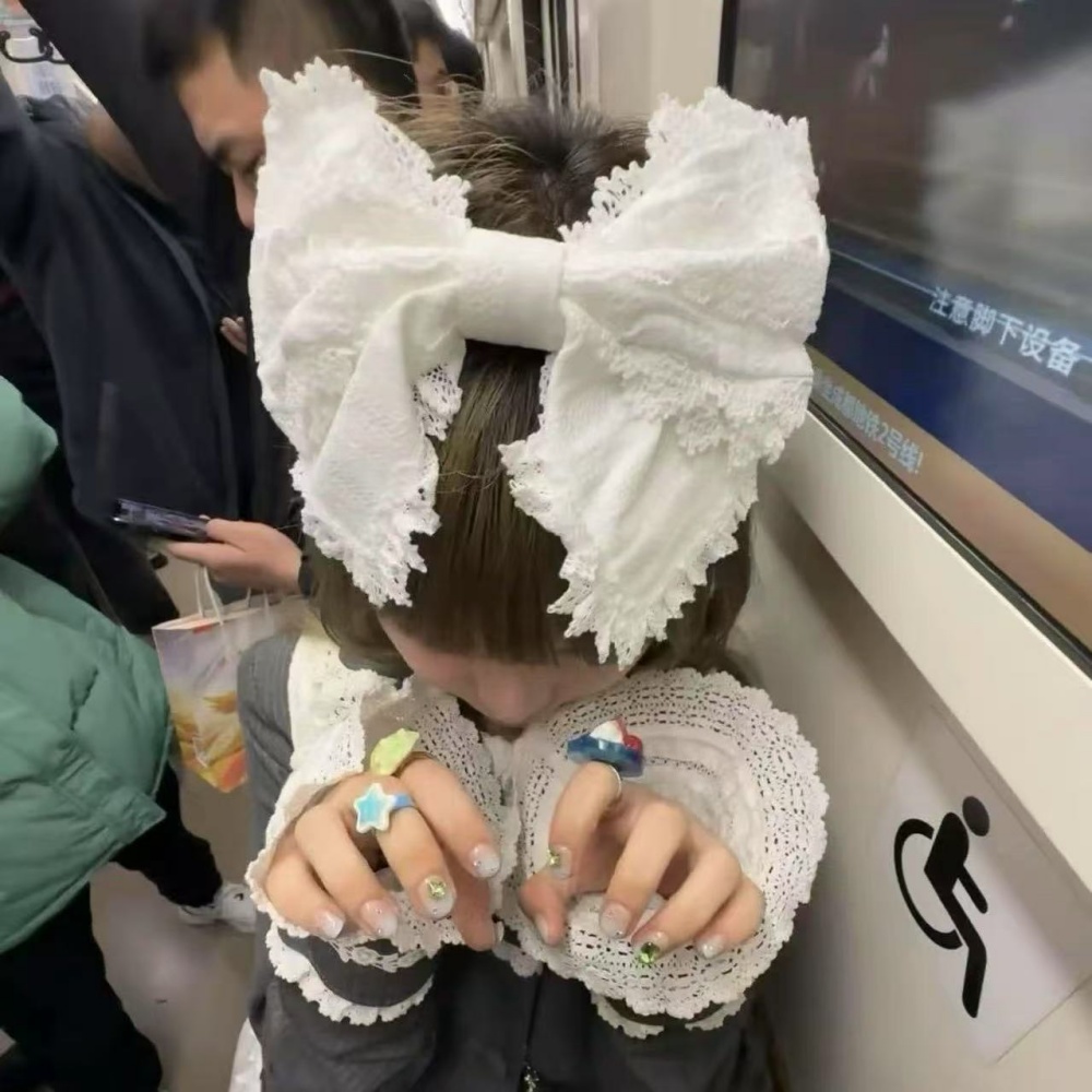 Diadema de Encaje Estilo Lolit - Ribbon Bow Gift reseña y precio