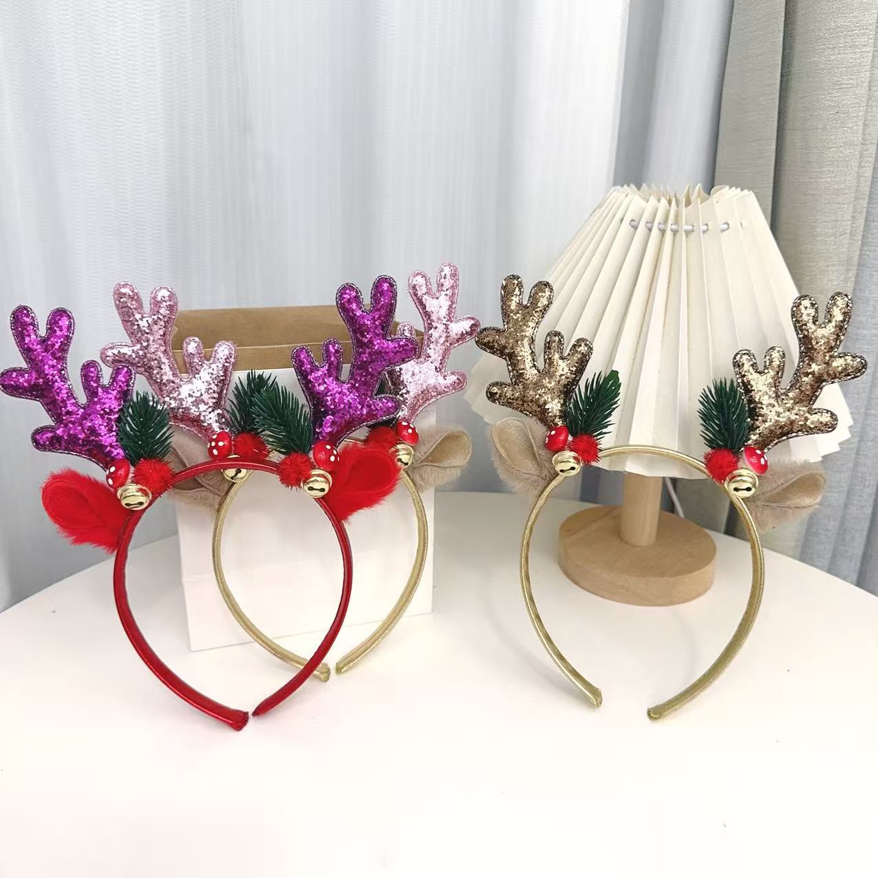 Diademas con Cuernos de Reno B - Reindeer Antlers Headband reseña y precio