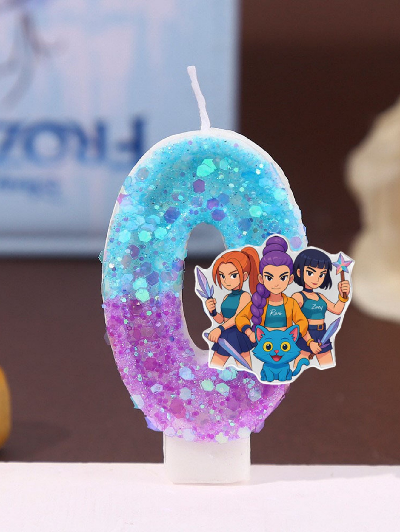 Vela Digital KPOP Blue and Pur - Holiday Candle Set reseña y precio