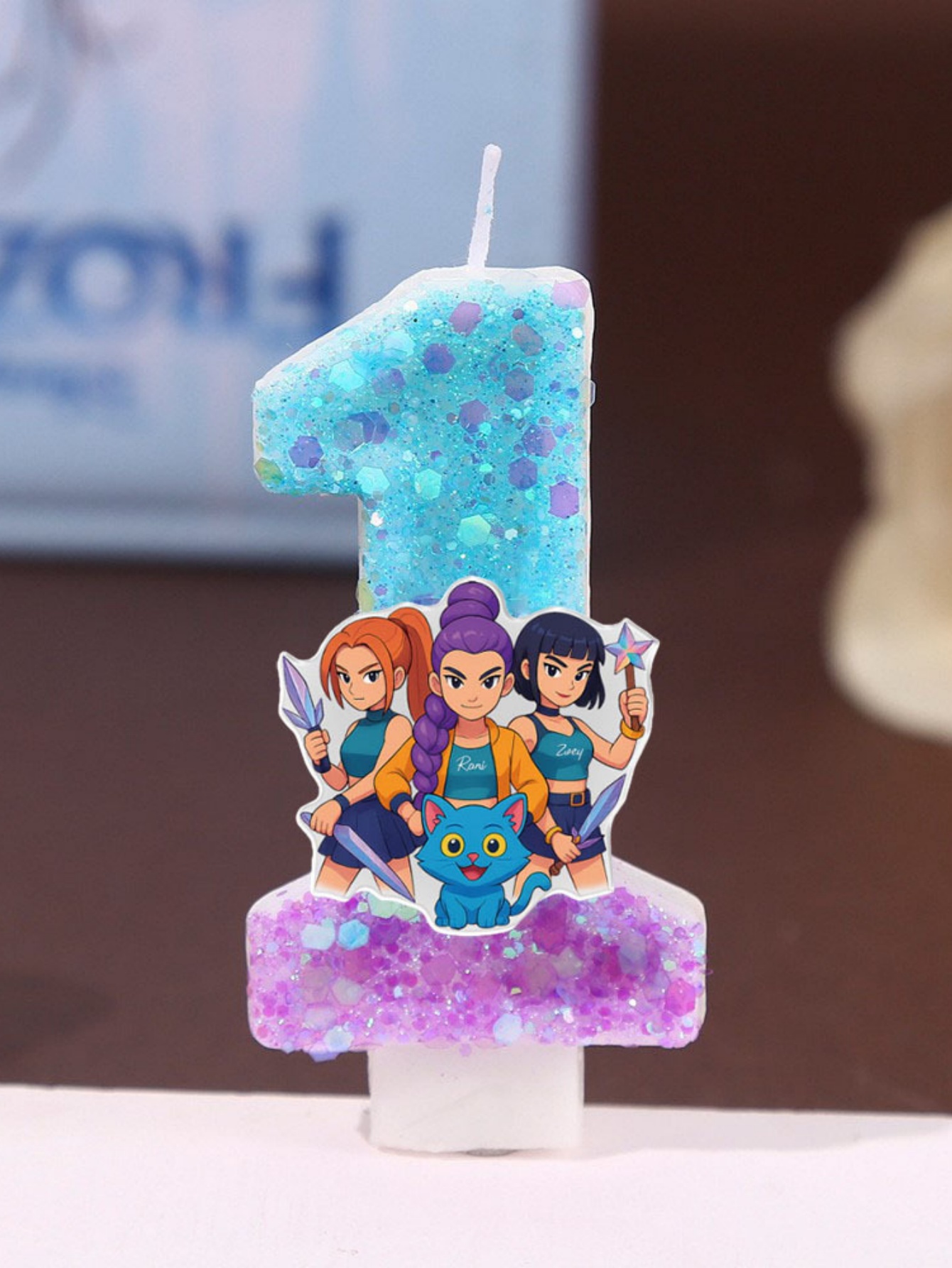 Vela Digital KPOP Blue and Pur - Holiday Candle Set reseña y precio