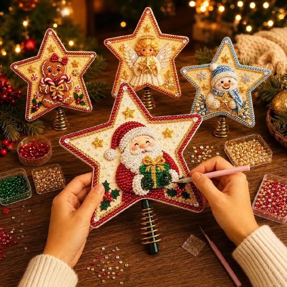 Adorno de estrella para árbol  - Star Tree Topper reseña y precio