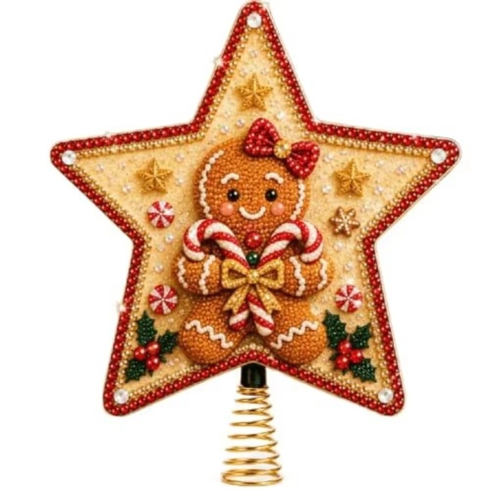 Adorno de estrella para árbol  - Star Tree Topper reseña y precio