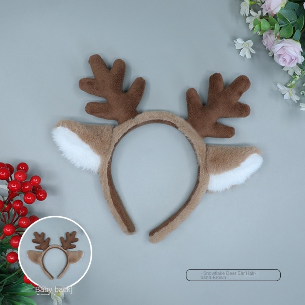 Diadema navideña suave, acceso - Reindeer Antlers Headband reseña y precio