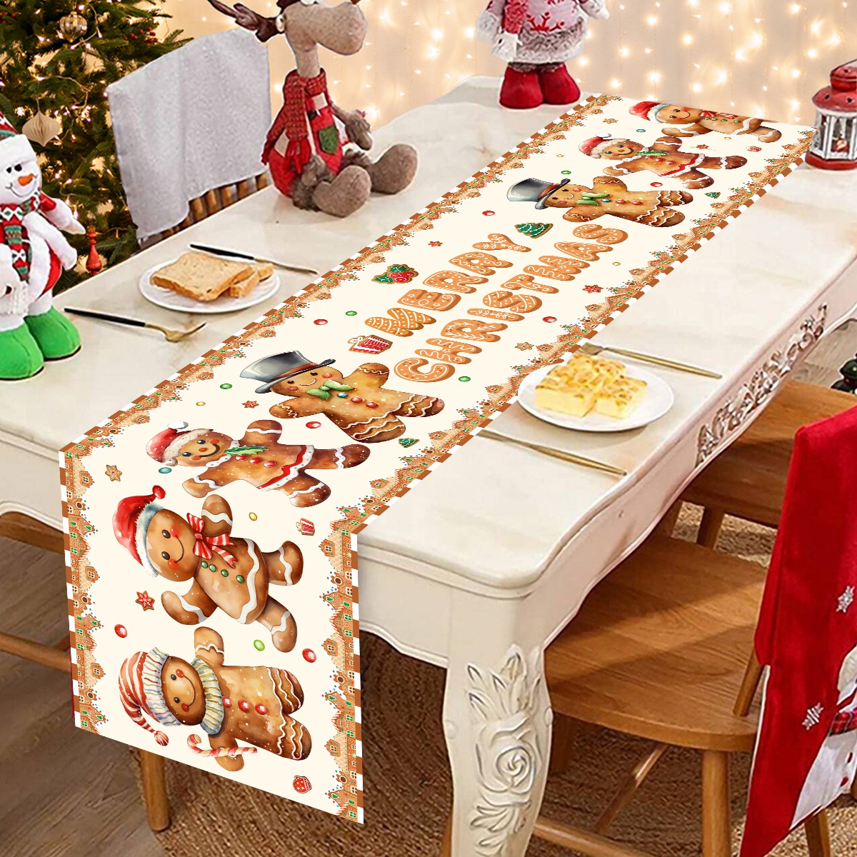 Corredores de mesa de poliéste - Christmas Table Runner reseña y precio