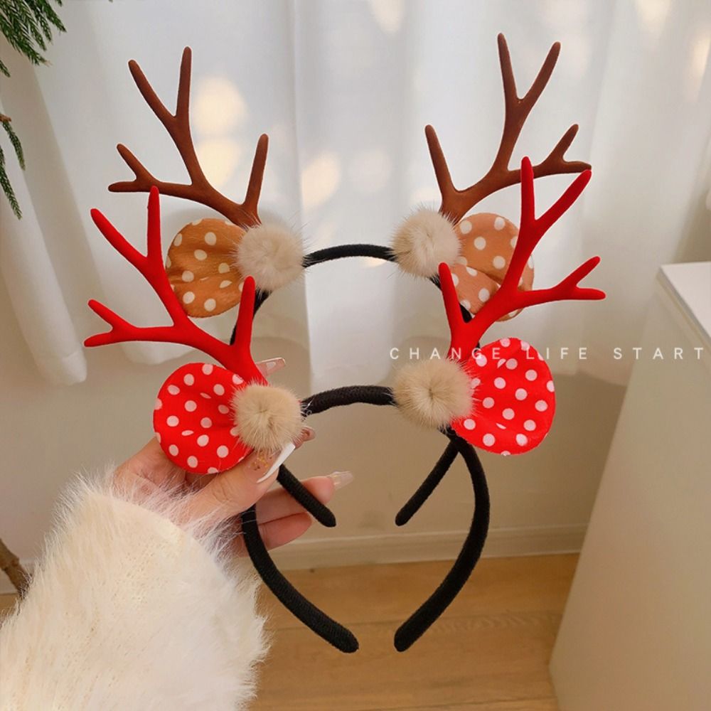 Diadema Navideña Brillante de  - Reindeer Antlers Headband reseña y precio