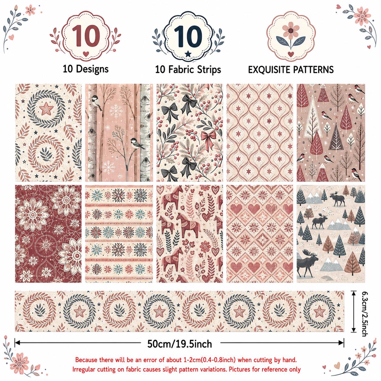 10 tiras de tela de poliéster  - Christmas Table Runner reseña y precio