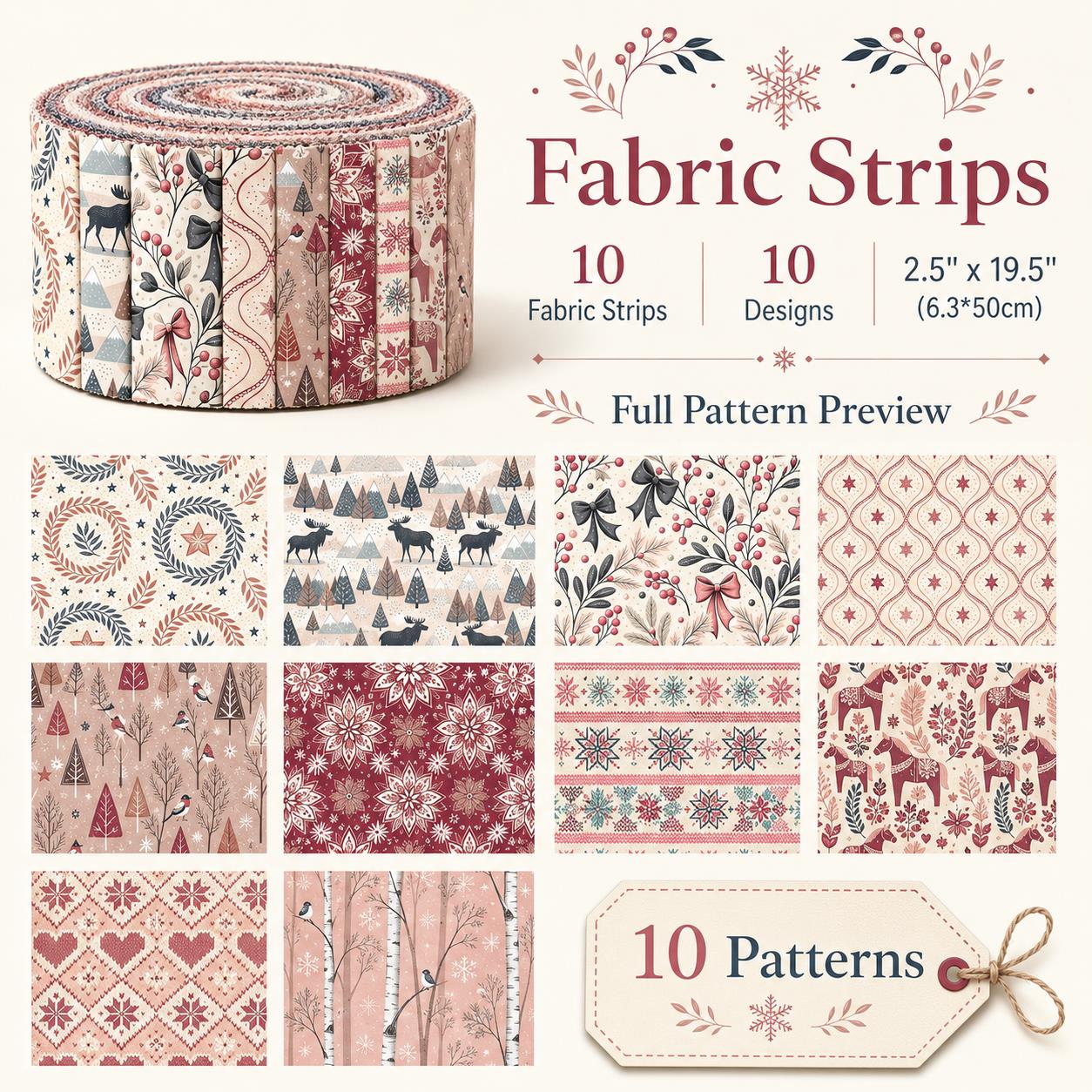 10 tiras de tela de poliéster  - Christmas Table Runner reseña y precio