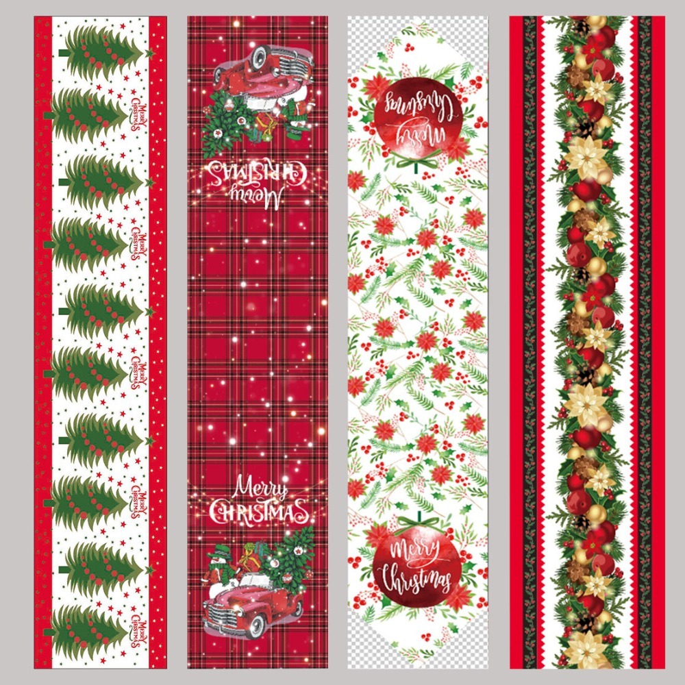 Camino de mesa con motivos nav - Christmas Table Runner reseña y precio