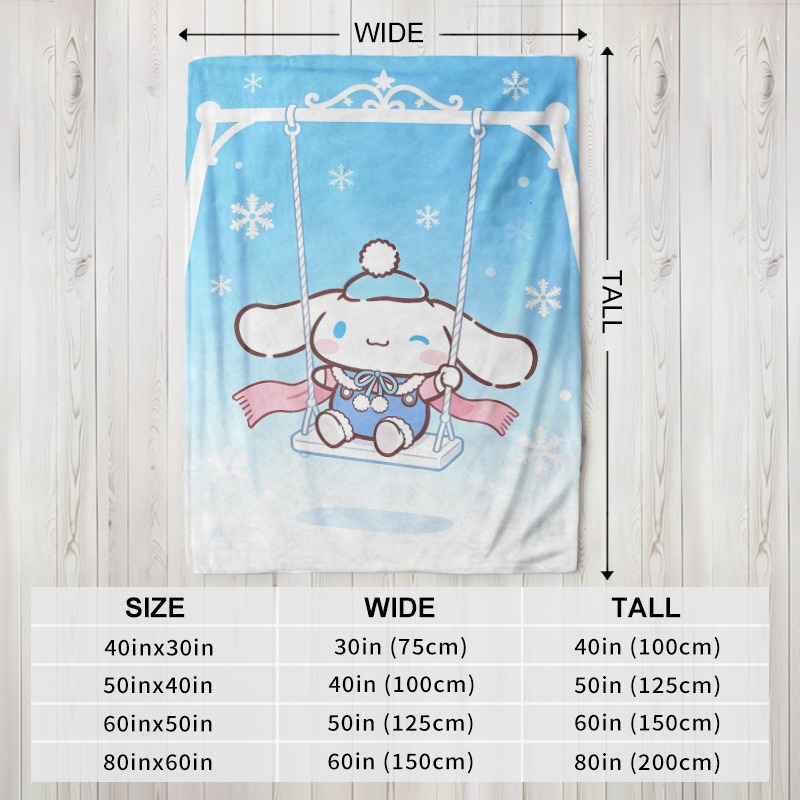 Manta Sanrio Cinnamoroll, Mant - Christmas Throw Blanket reseña y precio