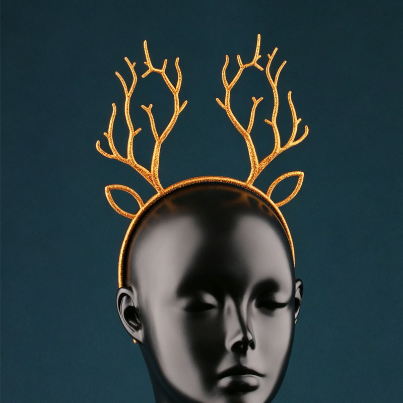 Diadema Festiva de Navidad con - Reindeer Antlers Headband reseña y precio