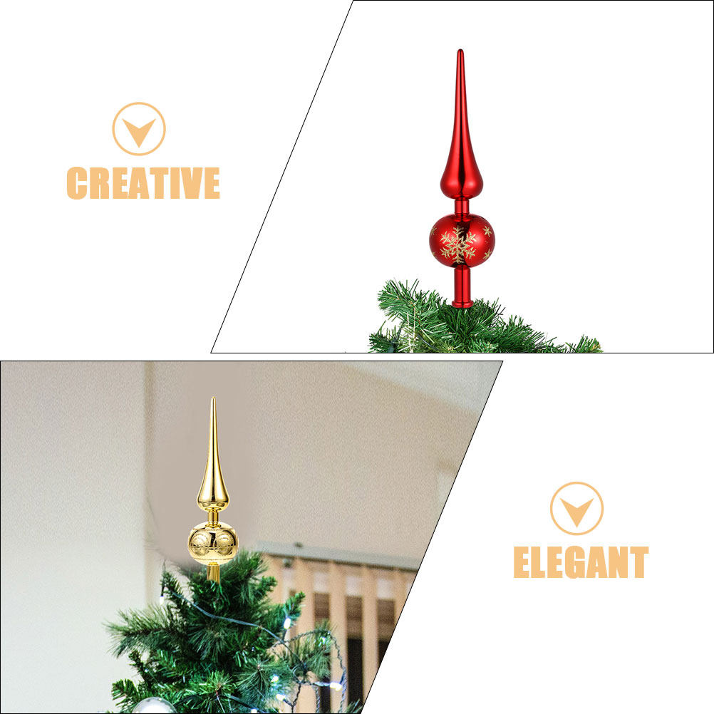 2 piezas de elegantes adornos  - Star Tree Topper reseña y precio