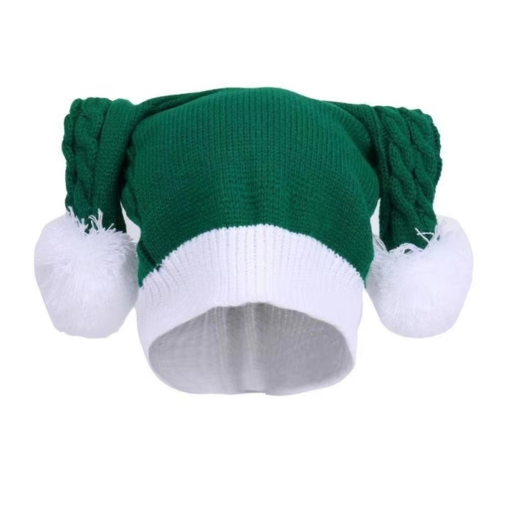 Lindo Gorro Navideño Tejido co - Santa Hat Plush reseña y precio