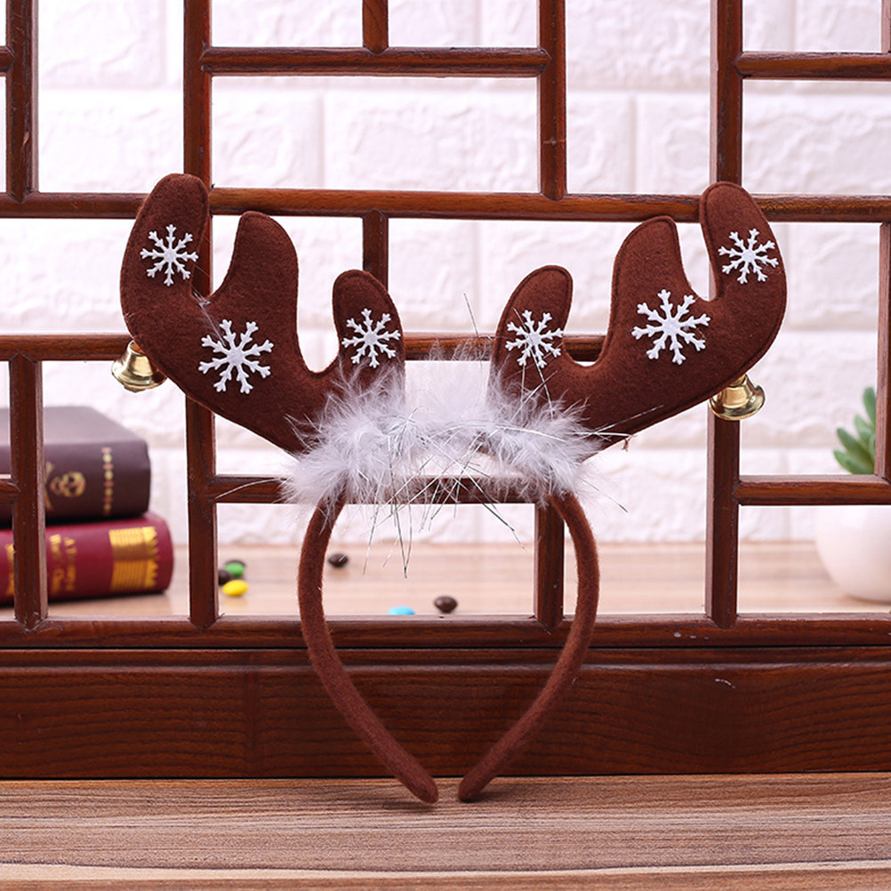 2 Diademas de cuernos de reno  - Reindeer Antlers Headband reseña y precio