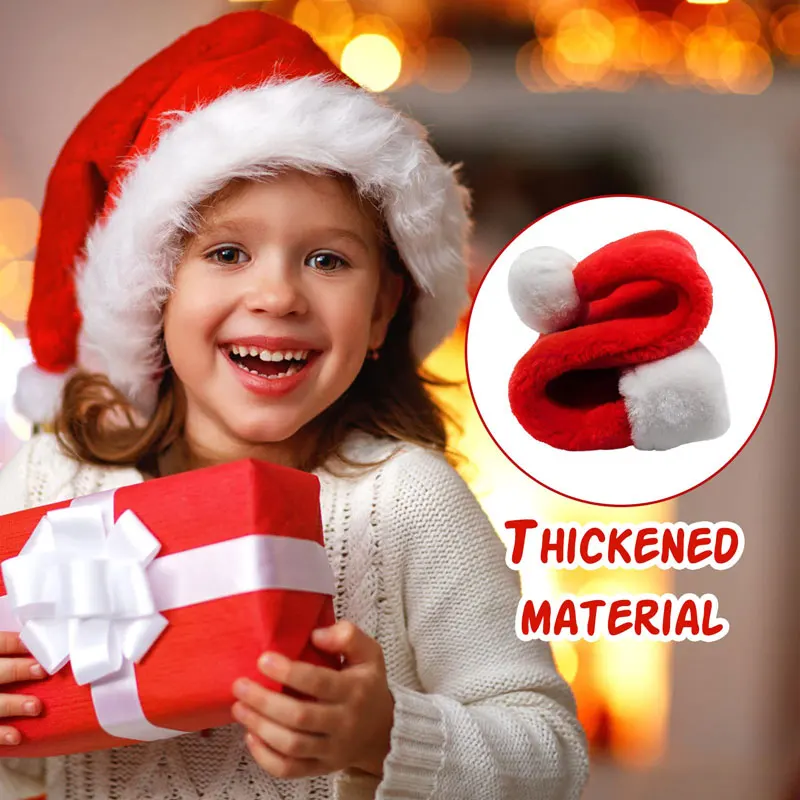Gorro de Santa Claus Navideño, - Santa Hat Plush reseña y precio