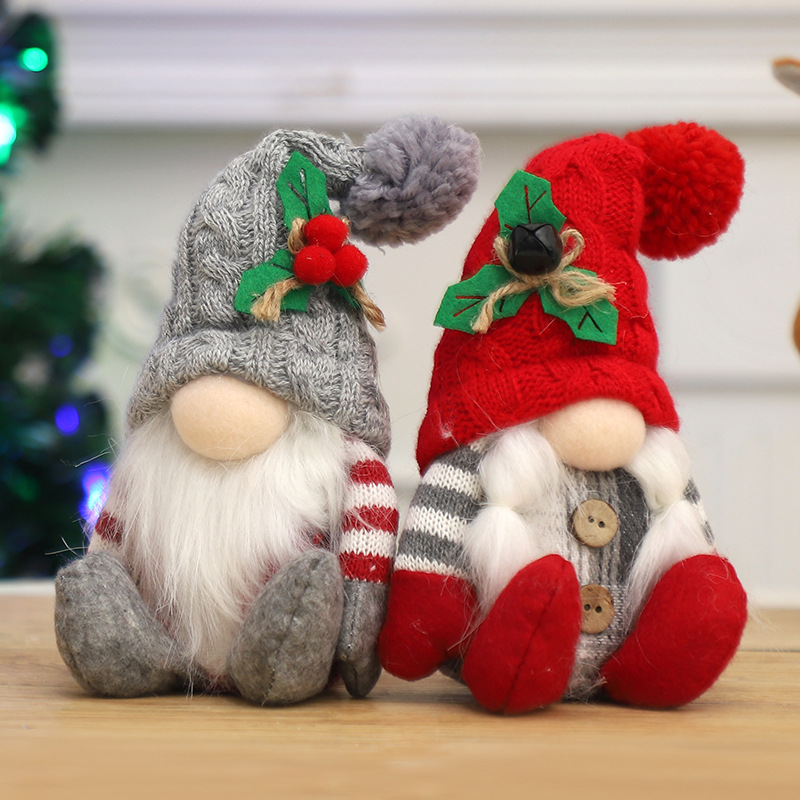 2 piezas de muñecos de gnomos  - Santa Hat Plush reseña y precio