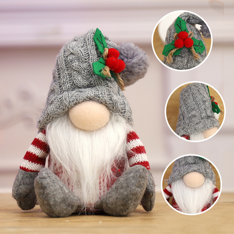 2 piezas de muñecos de gnomos  - Santa Hat Plush reseña y precio