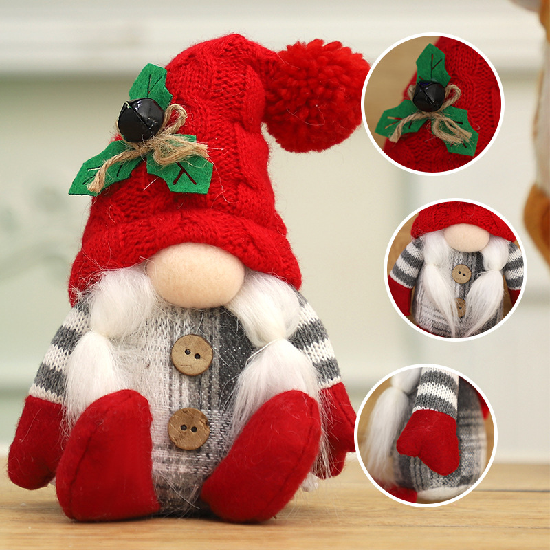 2 piezas de muñecos de gnomos  - Santa Hat Plush reseña y precio