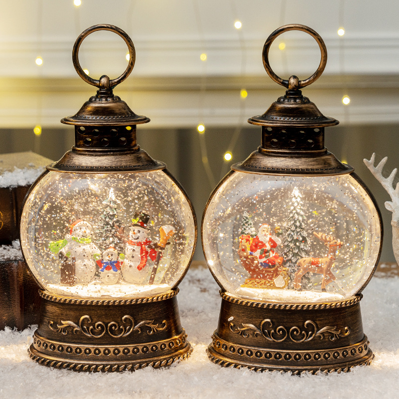Decoraciones navideñas: caja d - Snow Globe Musical reseña y precio