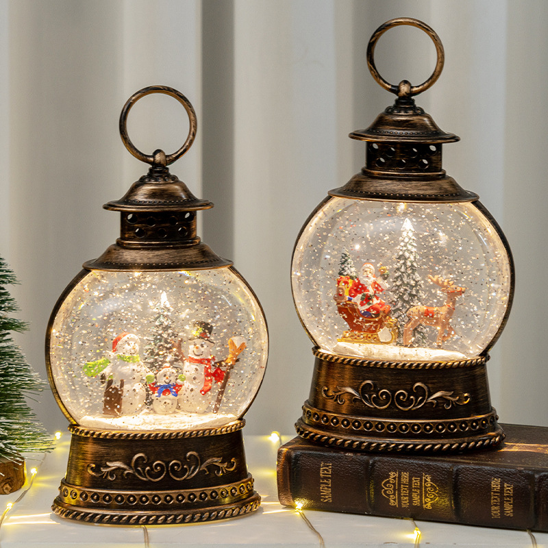 Decoraciones navideñas: caja d - Snow Globe Musical reseña y precio